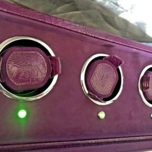 WOLF Purple Watch Winder ALLIGATOR